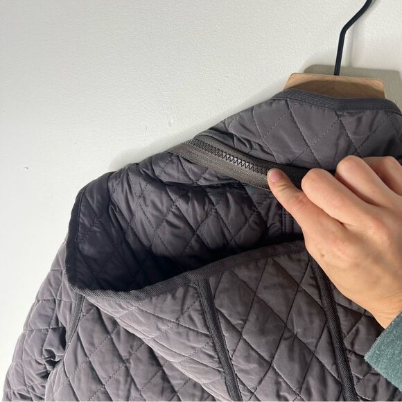 Garnet Hill Essential Quilted Car Coat Sz 14 - Picture 12 of 16
